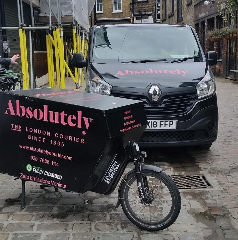 Absolutely ecargobike and van