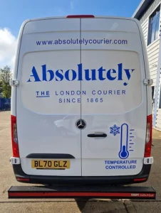 temp controlled van rear small